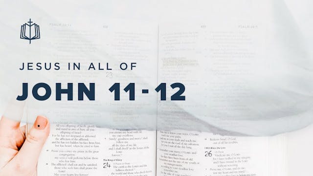 John 11-12 | Jesus In All Of John | S...