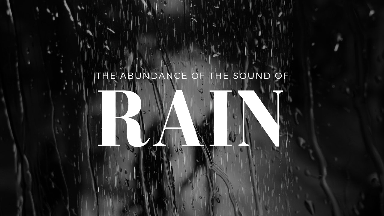 The Abundance of the Sound of Rain