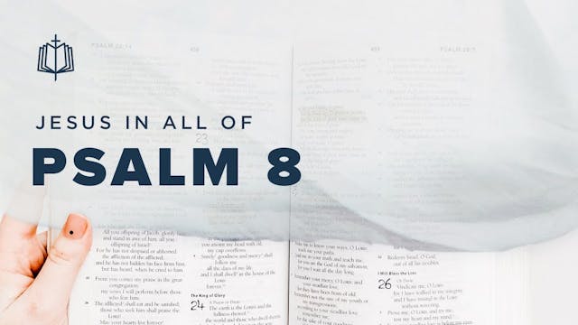 Psalm 8 | Jesus In All Of Psalms (Boo...