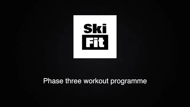 SkiFit - Phase 3