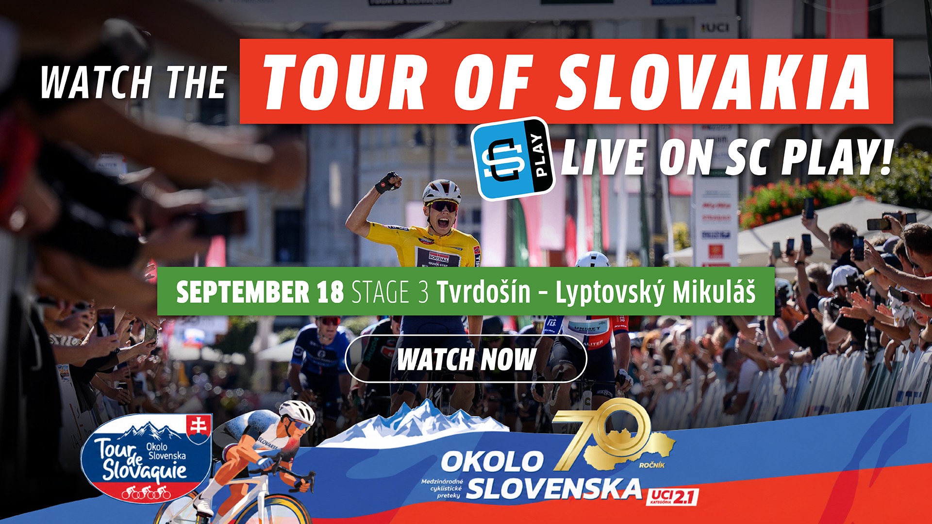 Tour of Slovakia 2026 - Stage 3, Levoča - Tvrdošín - Dohňany 195,1km