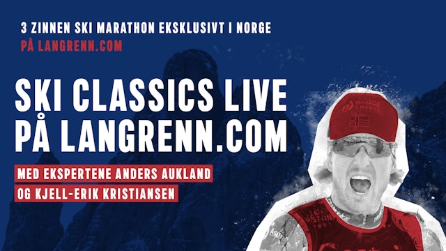 3 Zinnen Ski Marathon XV 62km, Sexten Italy (Norwegian commentary)