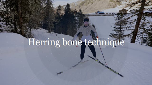 Herring bone technique