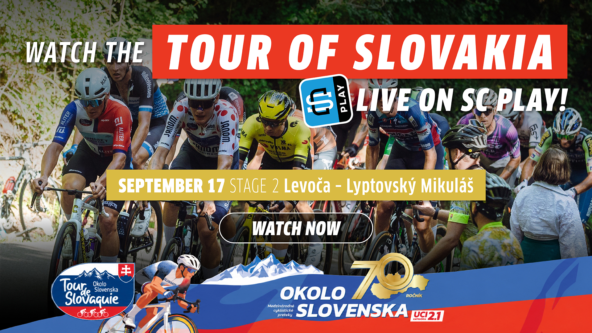 Tour of Slovakia 2026 - Stage 2, Levoča - Liptovský Mikuláš 186,8km