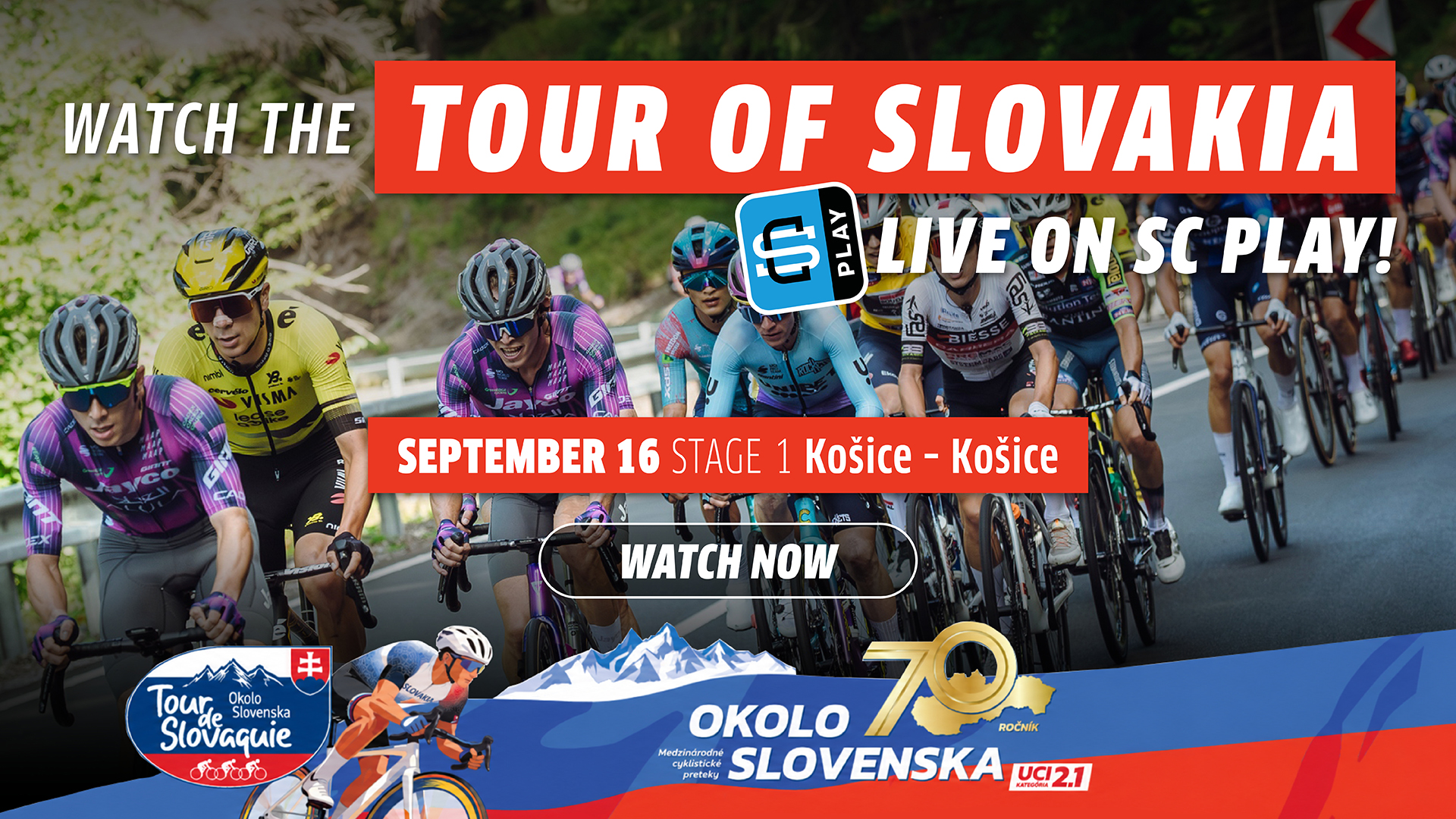 Tour of Slovakia 2026 - Stage 1, Košice - Košice 162,6km