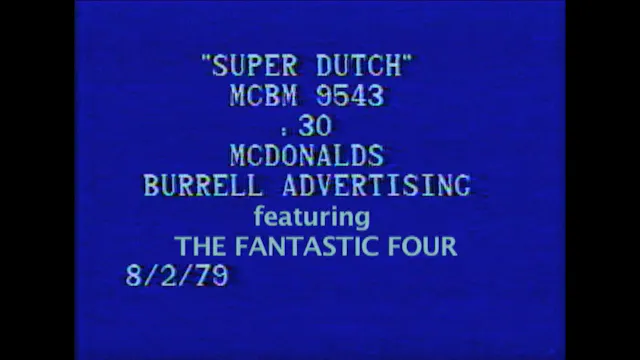 Fantastic Four's commercial