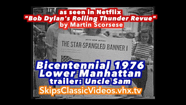 Bicentennial trailer Uncle Sam