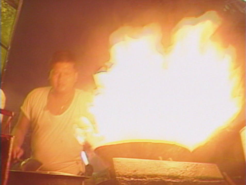 Flying Morning Glory (on fire)