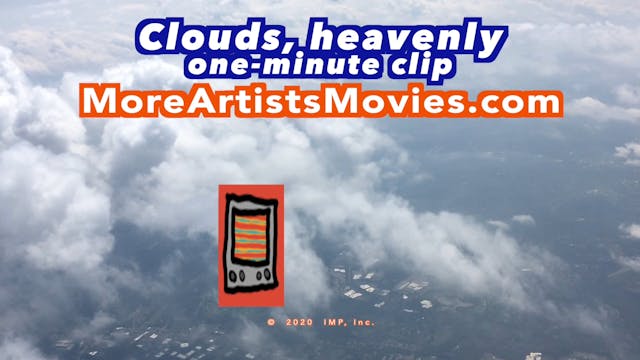 Aerial clouds one-min heavenly clip