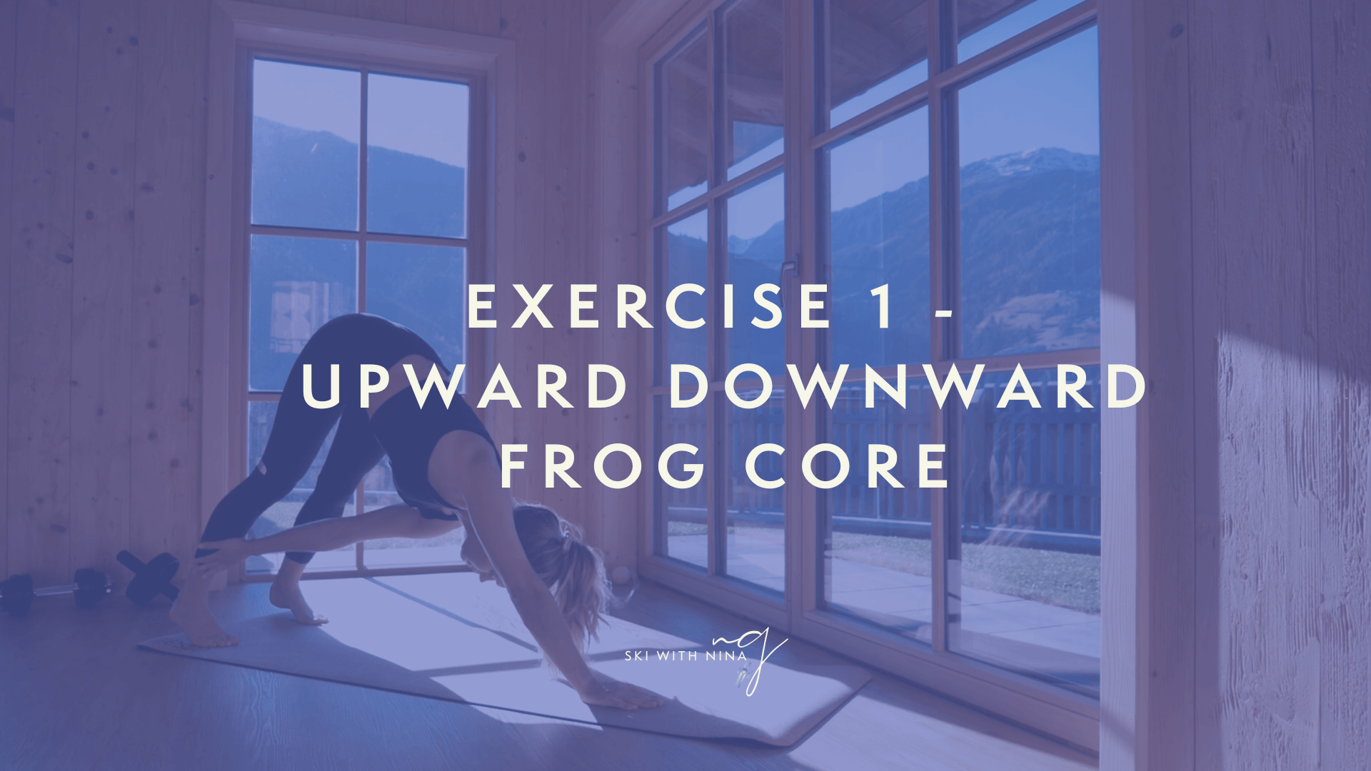 Exercise 1 - Upward Downward Frog Core