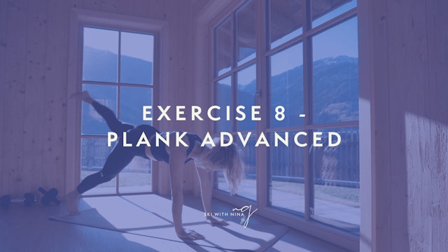Exercise 8 - Plank advanced