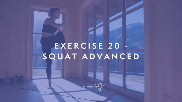 Exercise 20 - Squat advanced 