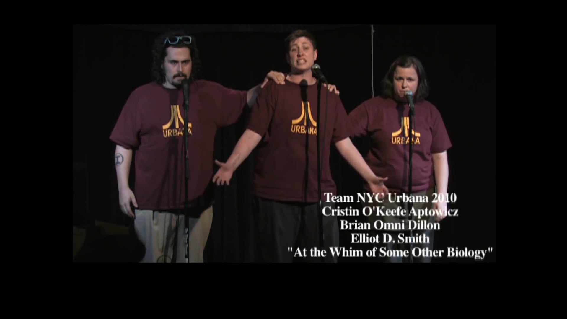 NYC Urbana 2010 - "At The Whim Of Some Other Biology"