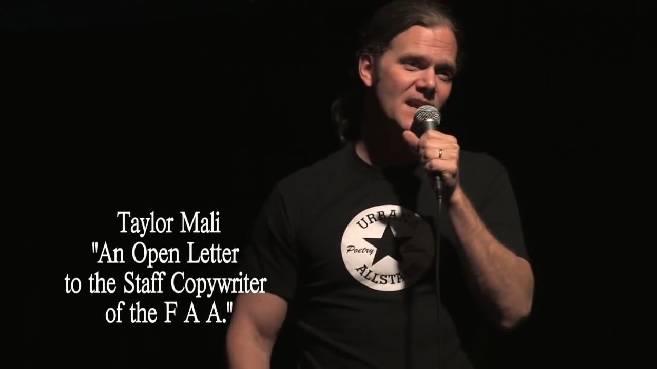 Taylor Mali - "An Open Letter to the Staff Copywriter of the F.A.A."
