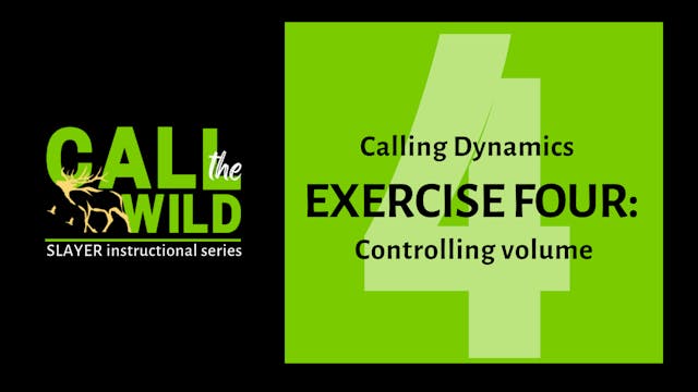Exercise Four: Practice Calling Dynamics