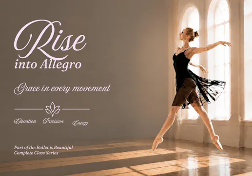 Ballet is Beautiful Allegro Enchainem...