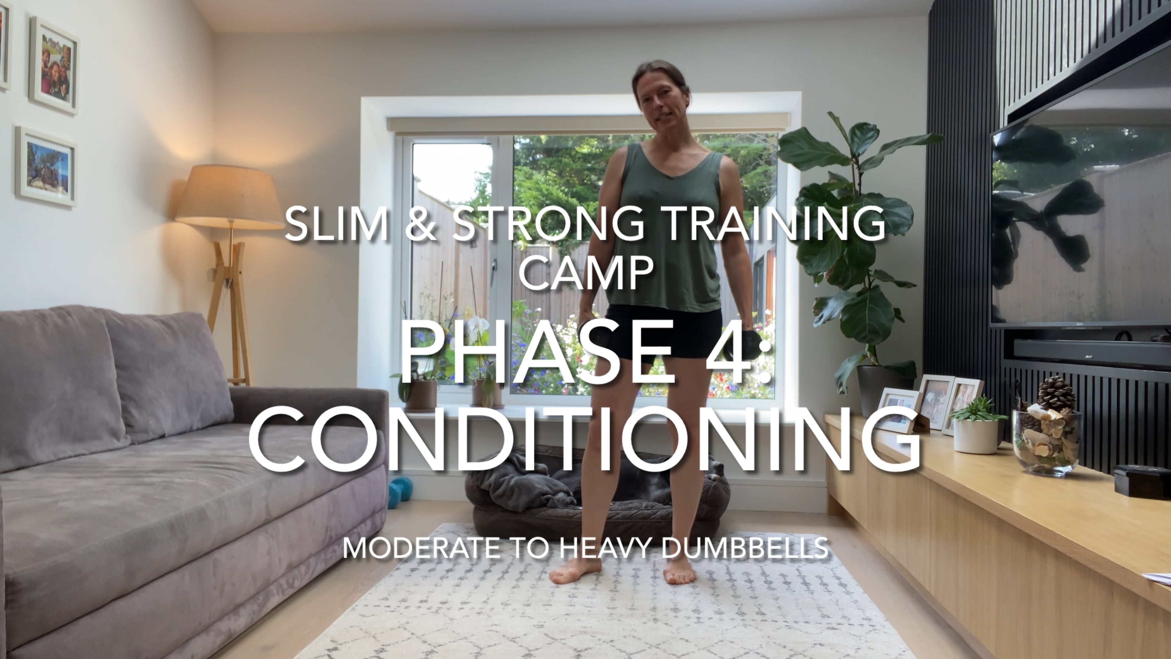 19 Minute Full Body Conditioning (mod to heavy dumbbells)