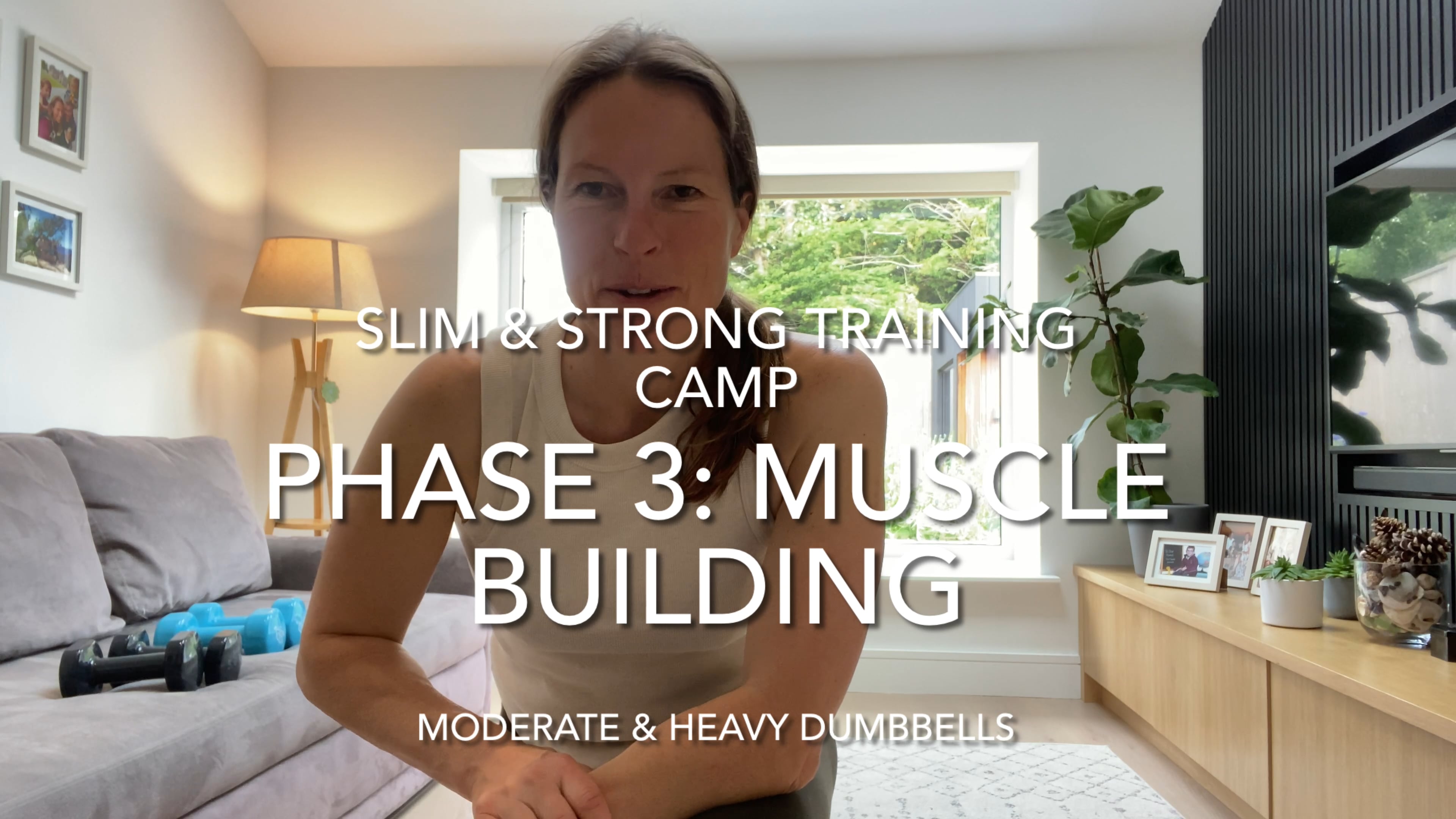 21-Minute Full Body Muscle Building (moderate + heavy dumbbells)