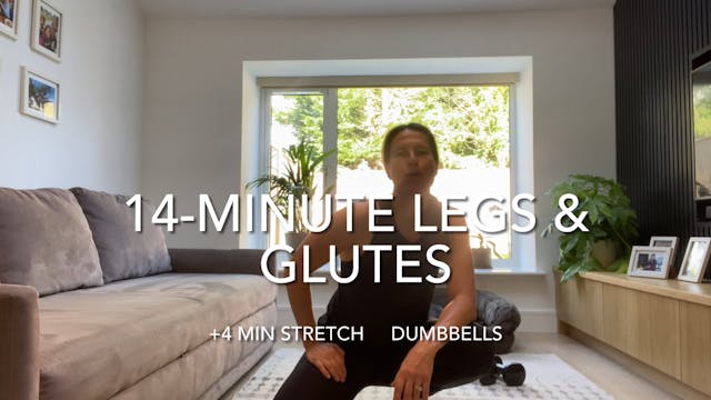 14-Minute Legs & Glutes + 4 Min Stret...