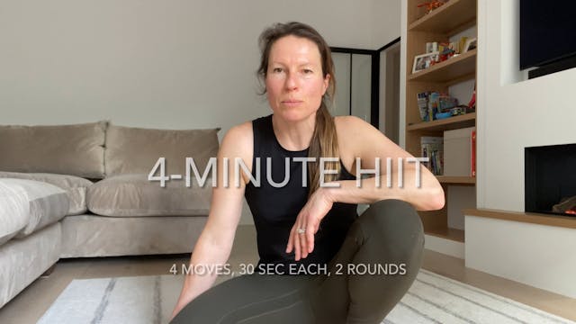 4-Minute HIIT (no equipment)