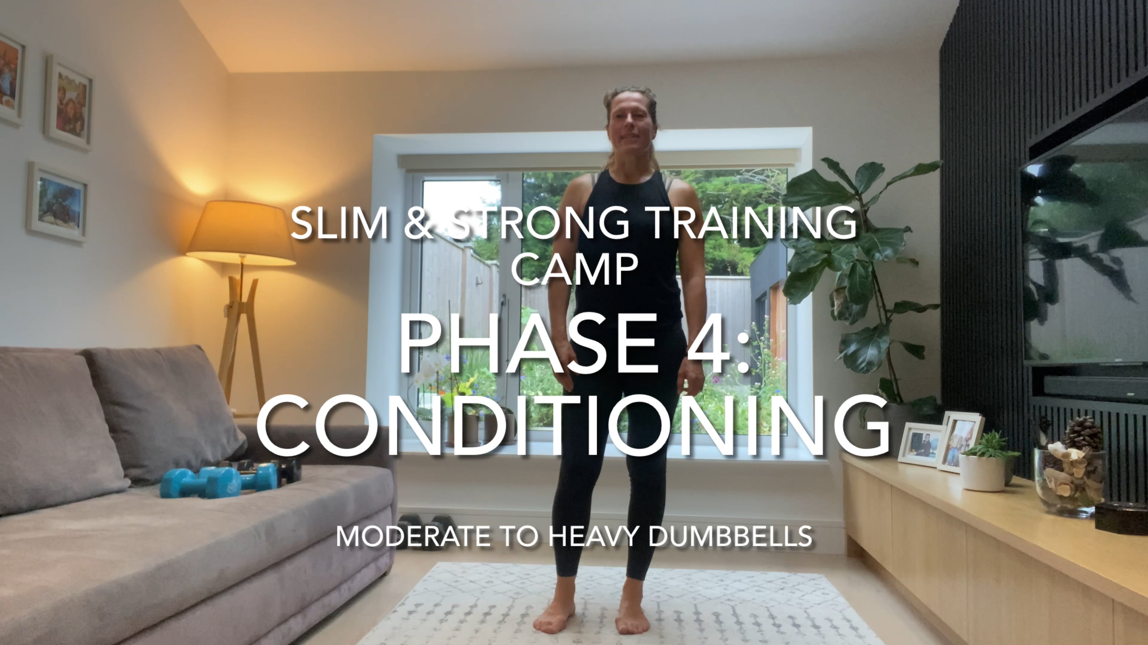 10 Minute Full Body Conditioning (mod to heavy dumbbells)