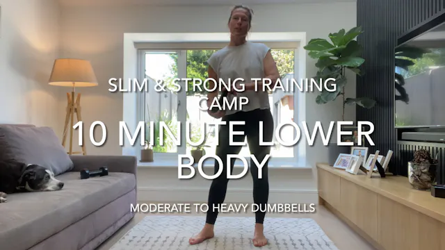 10 Minute Lower Body (moderate to hea...