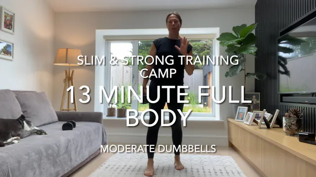 13 Minute Full Body (moderate dumbbells)