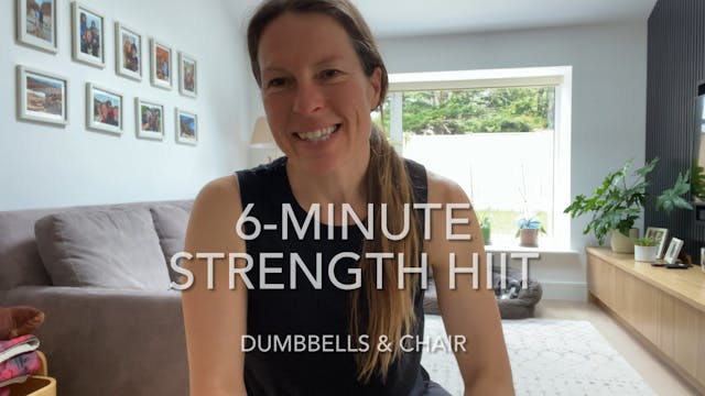 6-Minute Strength HIIT (dumbbells and...