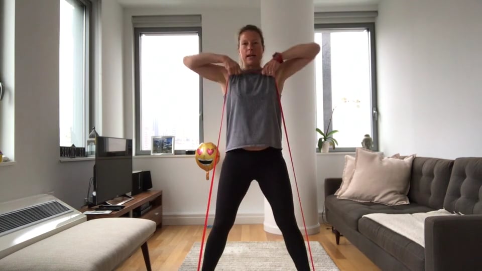 45-Minutes Pure Strength (red resistance bands)