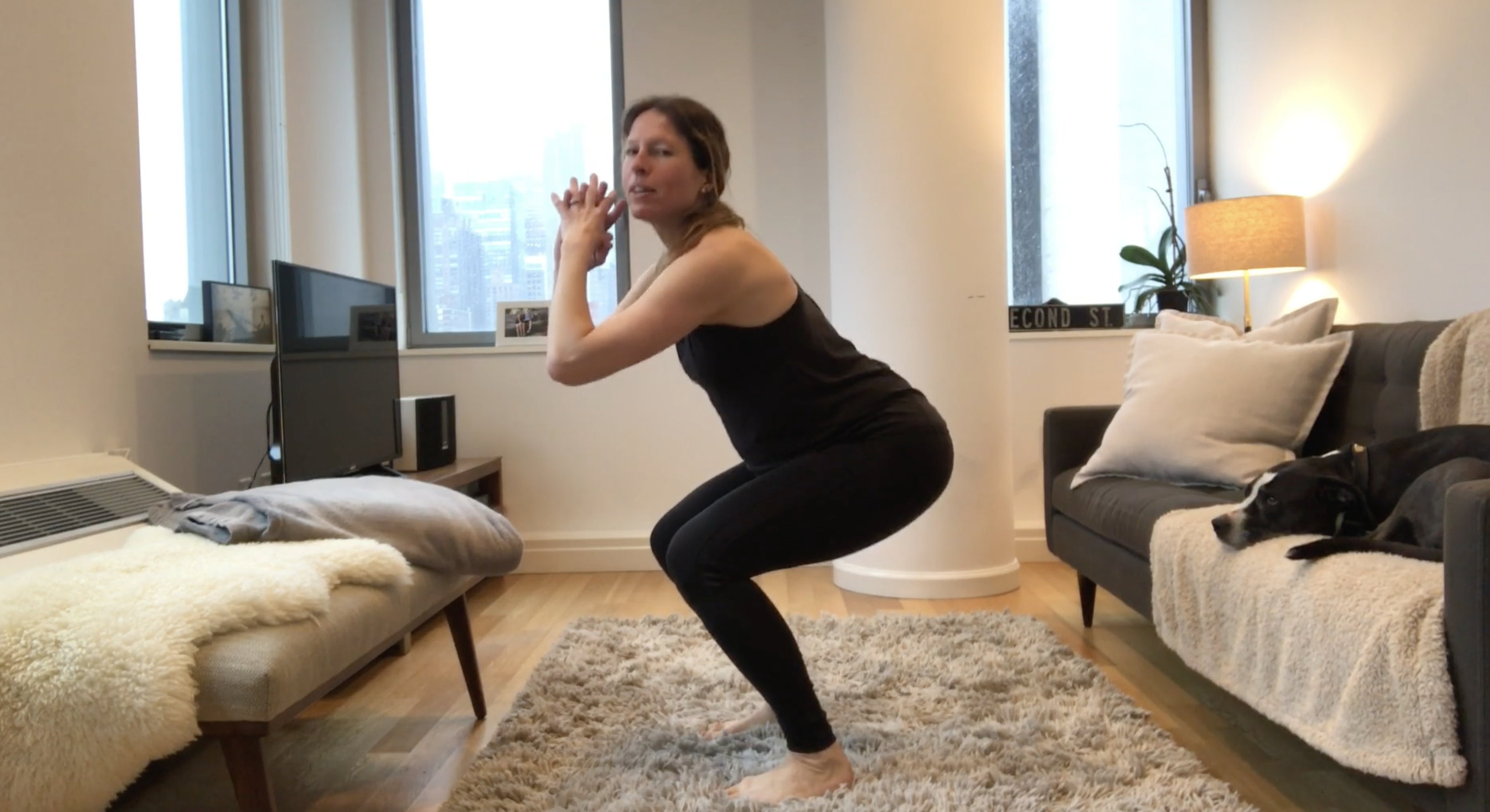 16-Minute HIIT Workout + 12 min  Warm up & Stretch (no equipment)