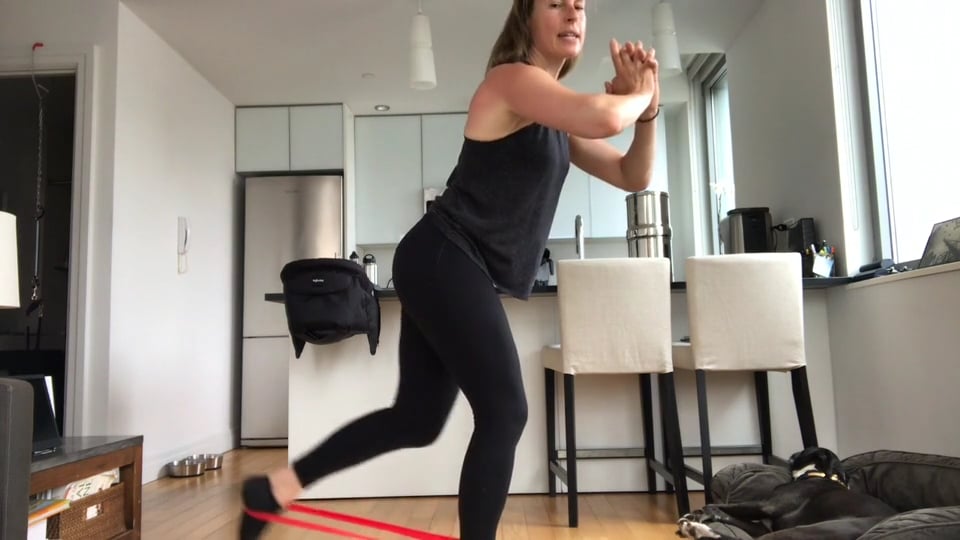 10-Minute Lower Body Workout (short resistance bands)