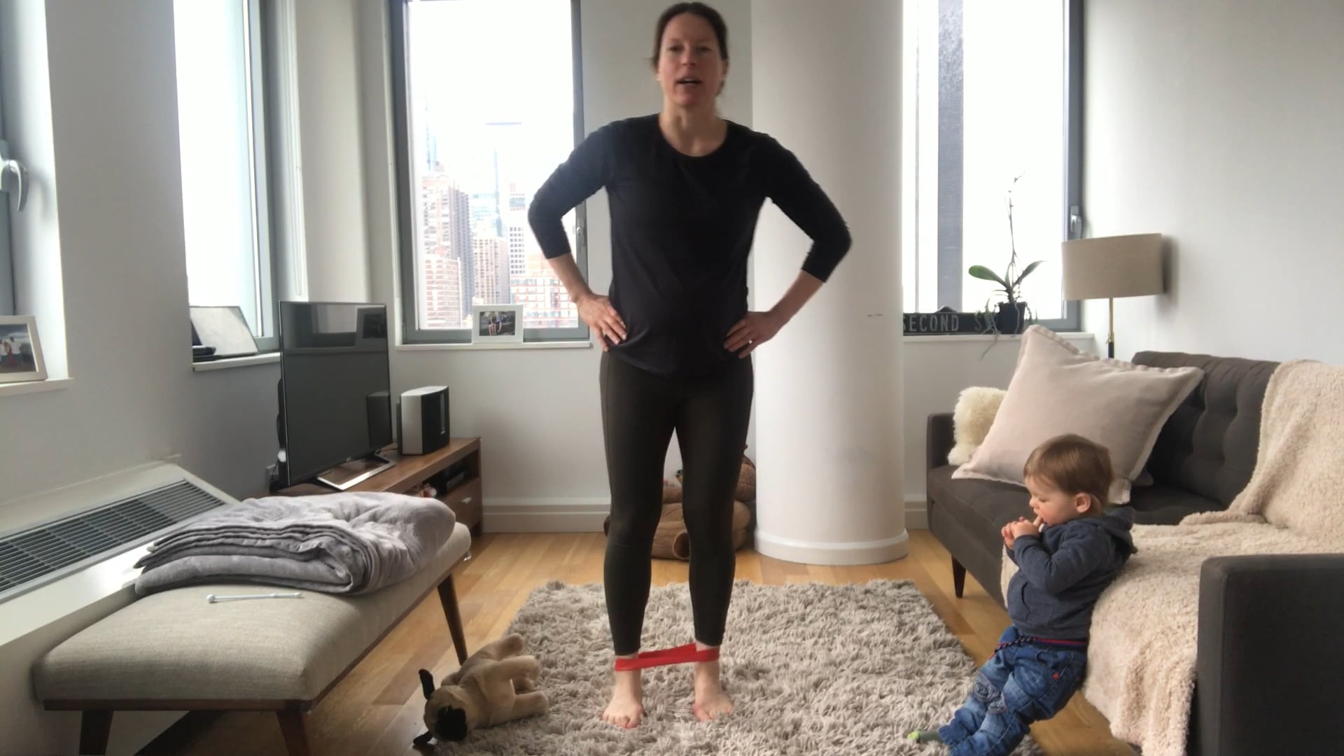 12-Minute Lower Body Workout (red short band)