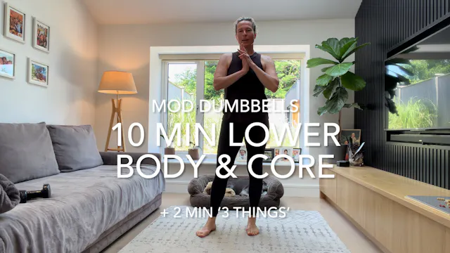 10 Minute Lower Body & Core (mod dumb...