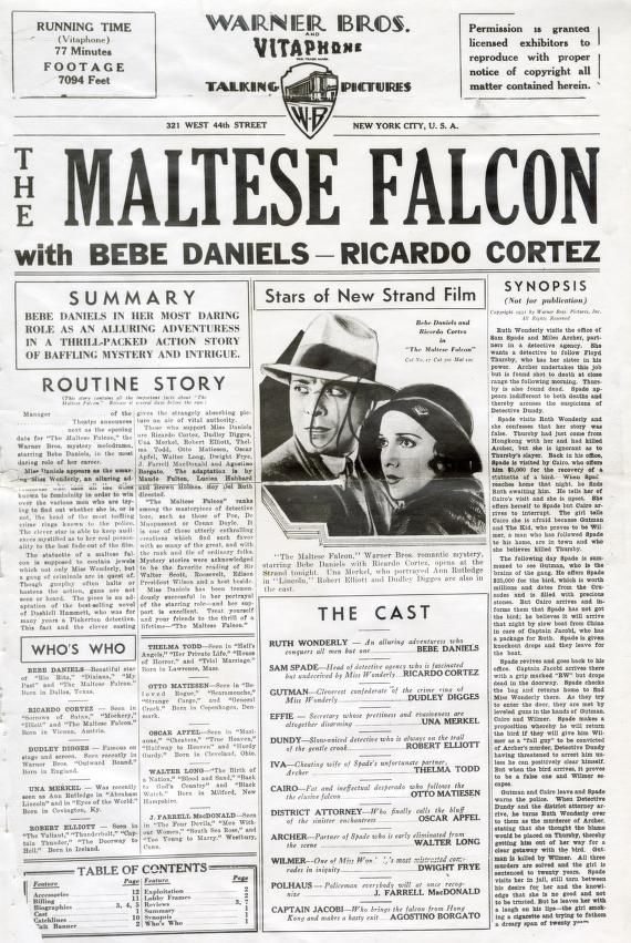The Maltese Falcon