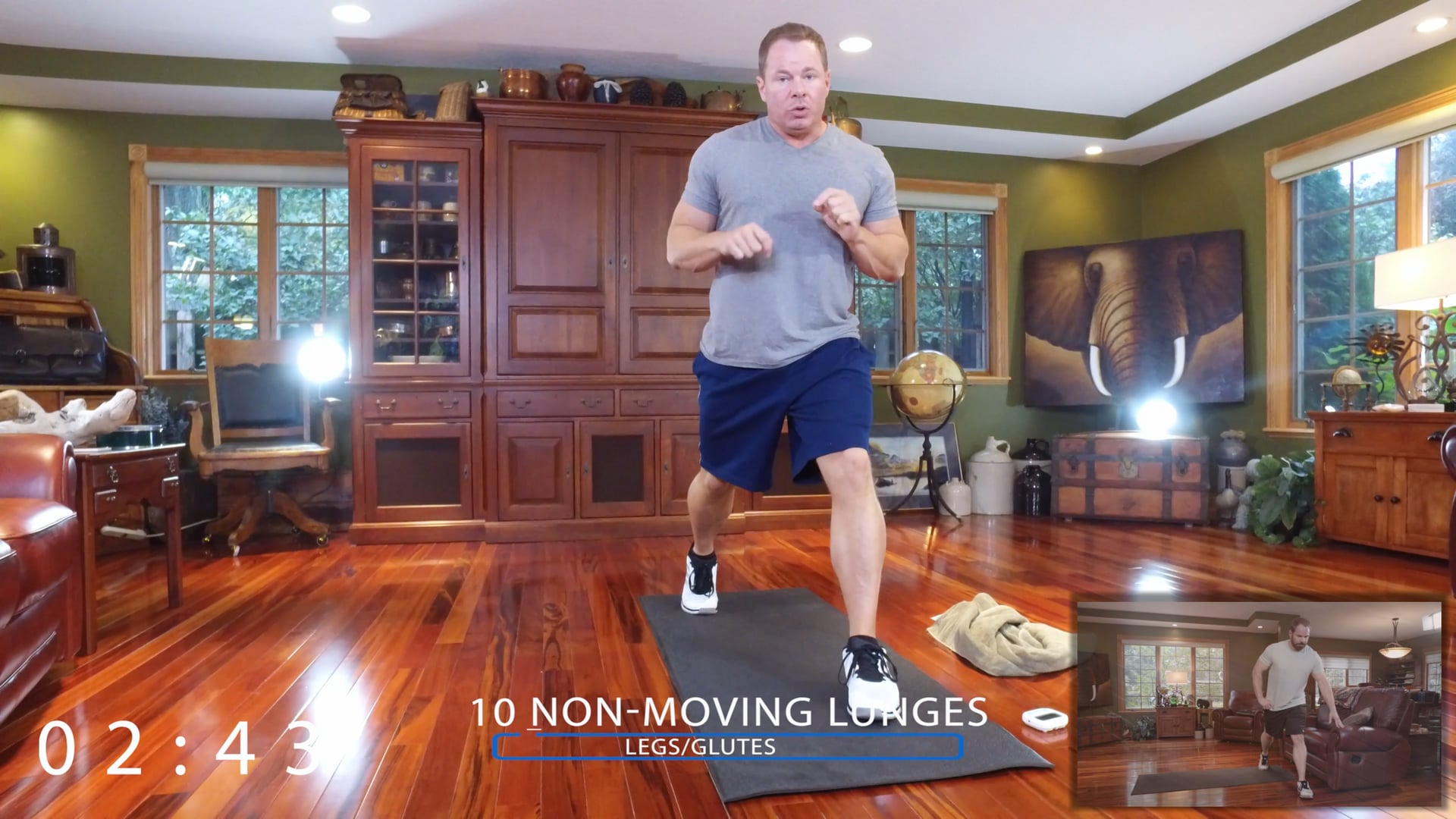 CHEST, CORE and LEGS Anytime Workout