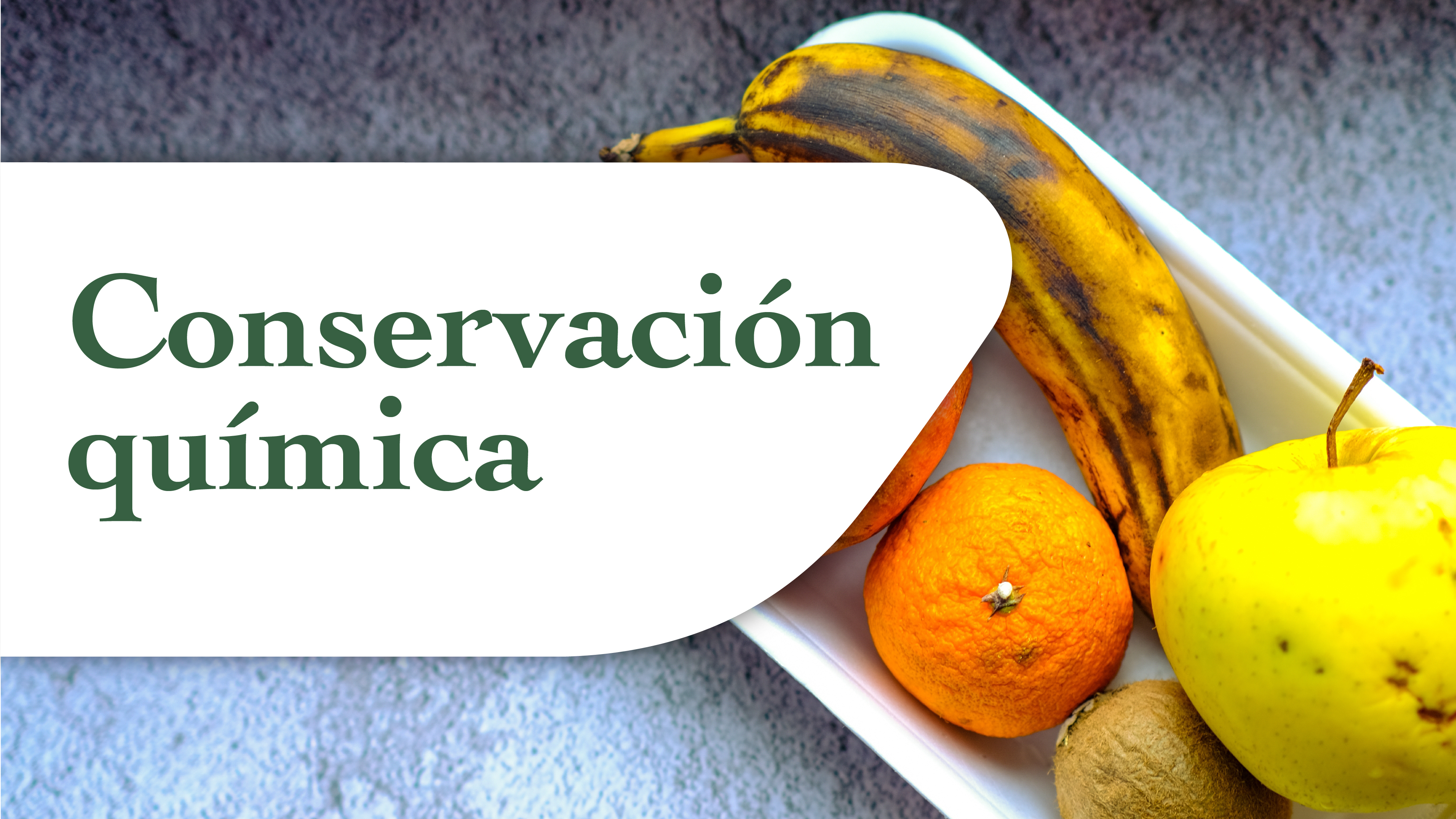 Método de conservación química