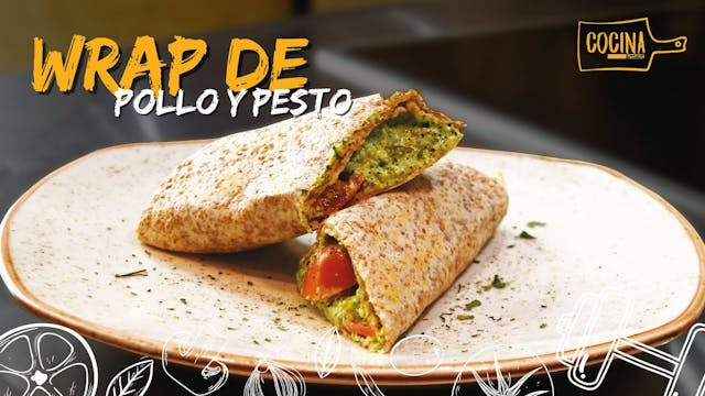 Cocina Smart Fit - Wrap de pesto y pollo