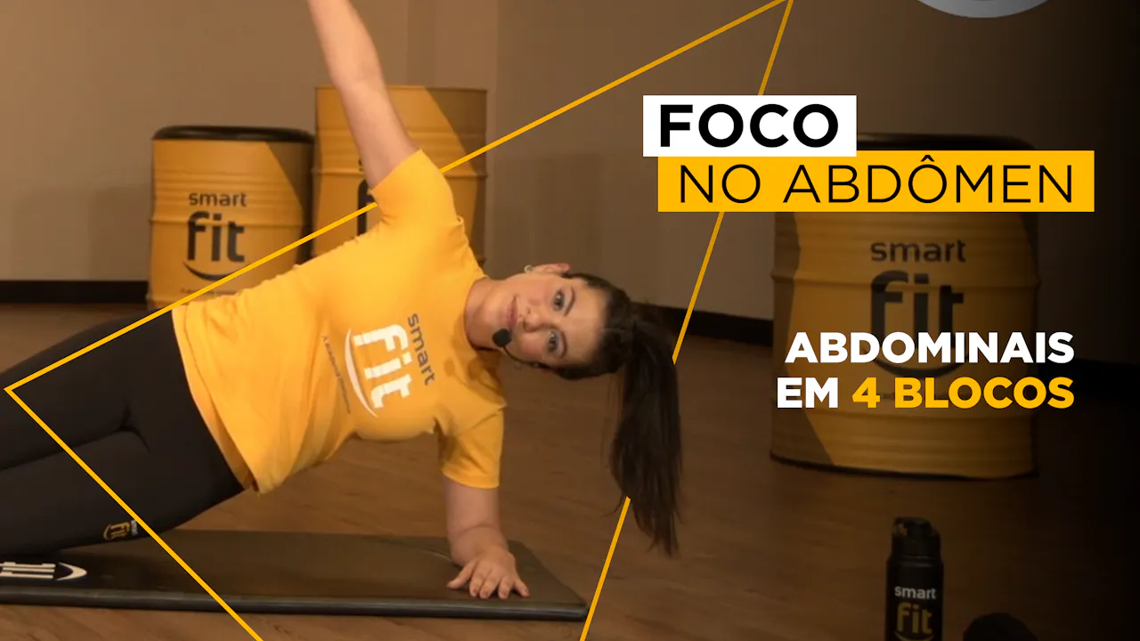 Abdominais em 4 blocos - Smart Fit GO