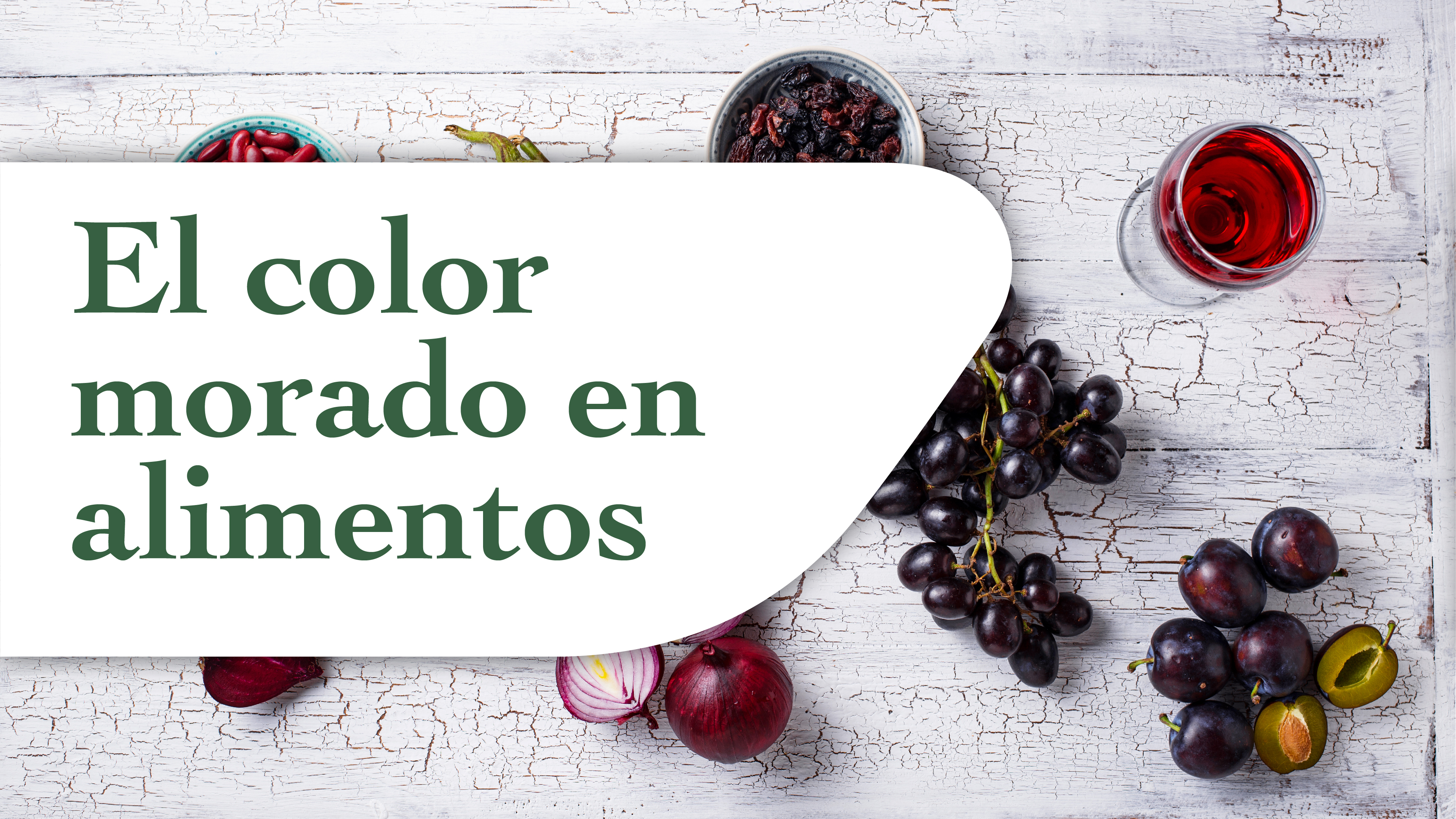 El color morado en los alimentos