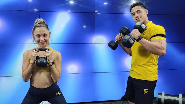 30 min | Entrenamiento funcional | Karen Ruiz y Gustavo Campos | 28/10/21