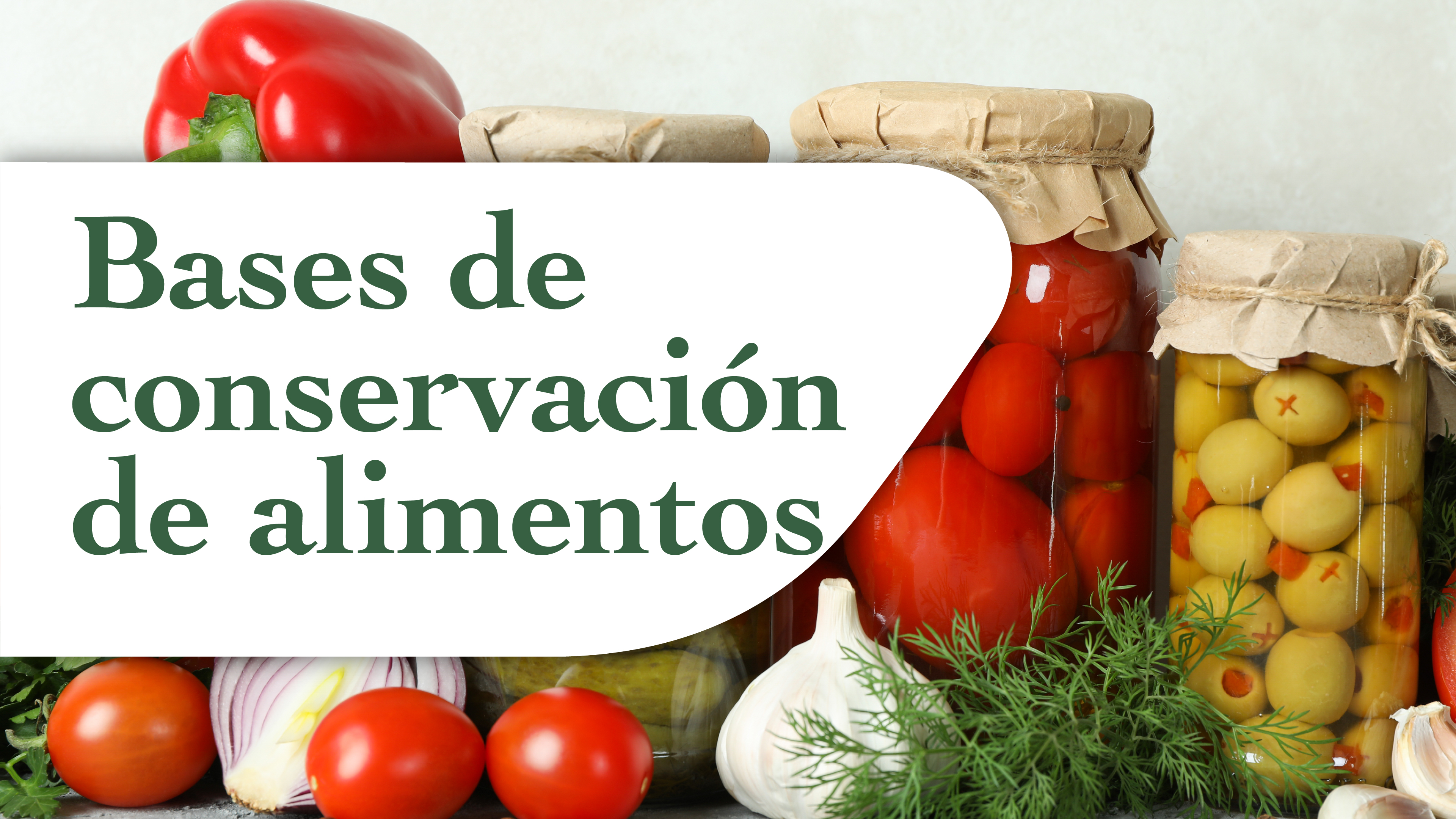Bases de la conservación de alimentos