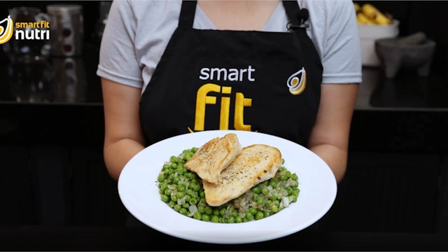 Cocina Smart - Pollo a la plancha con chícharos salteados