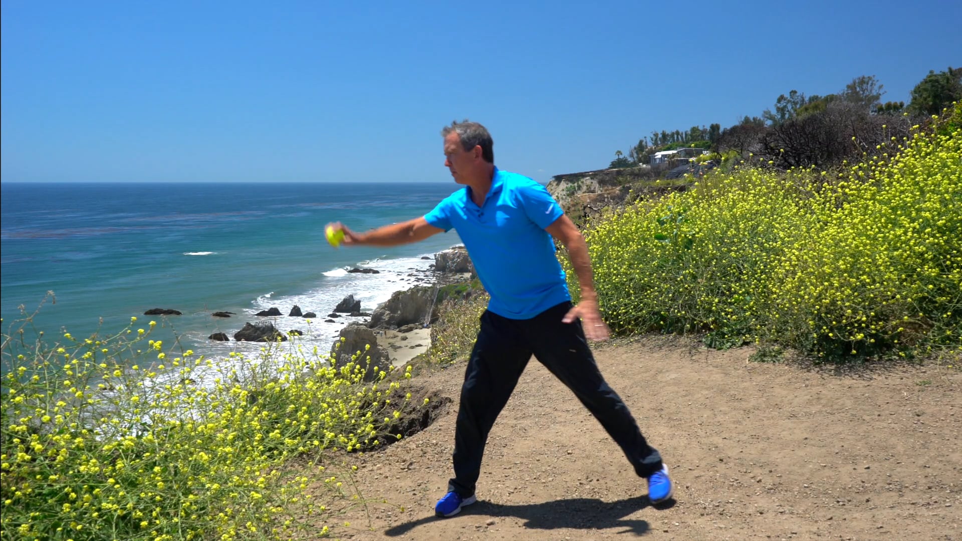5 Minute Workout 14 (w/ Ball at El Matador Beach Malibu)