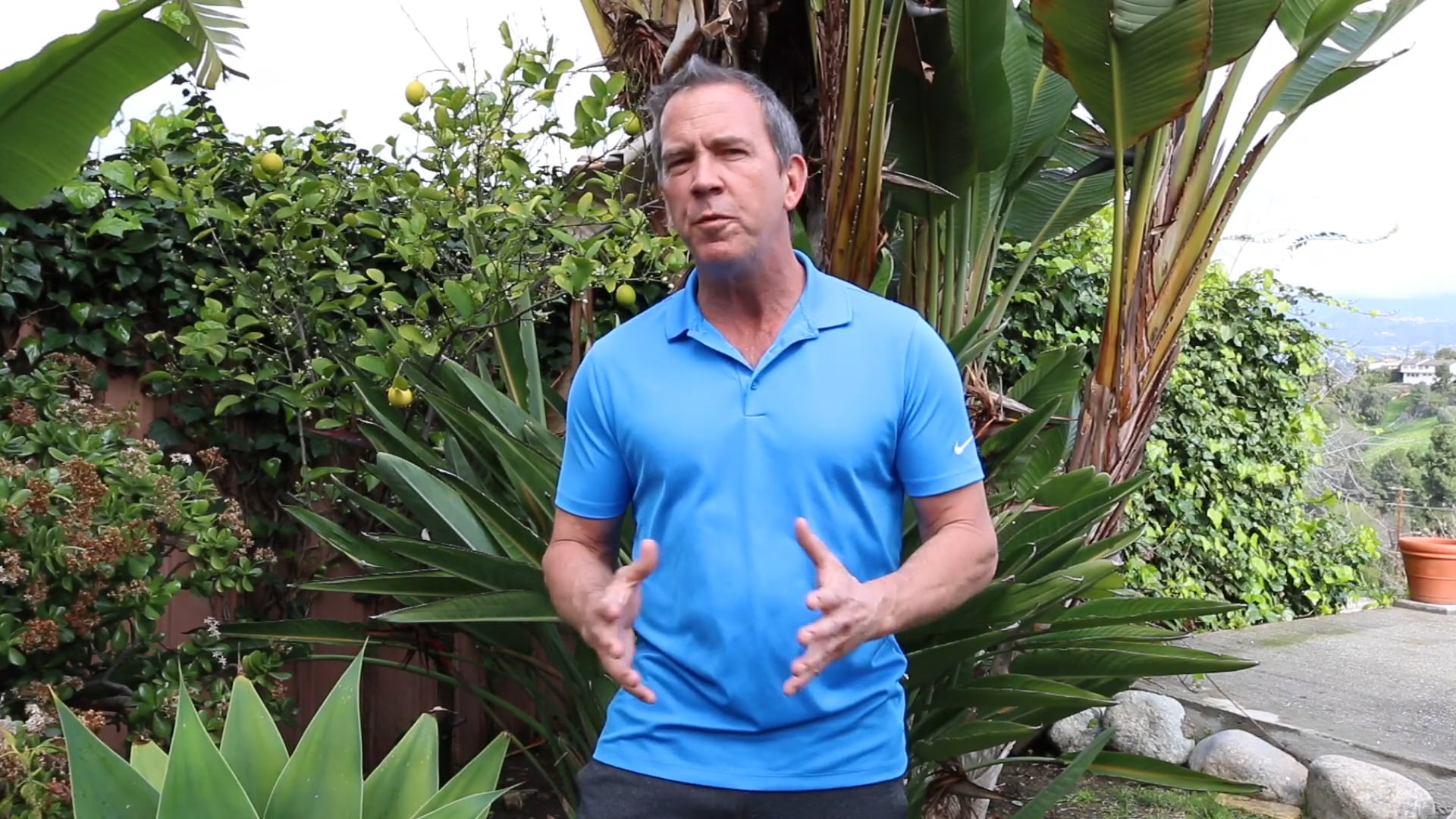 One Minute Standing Reciprocal Stretch