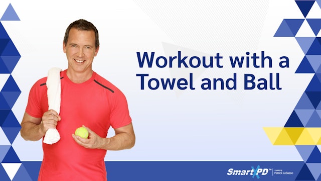 Workout with a Towel and Ball