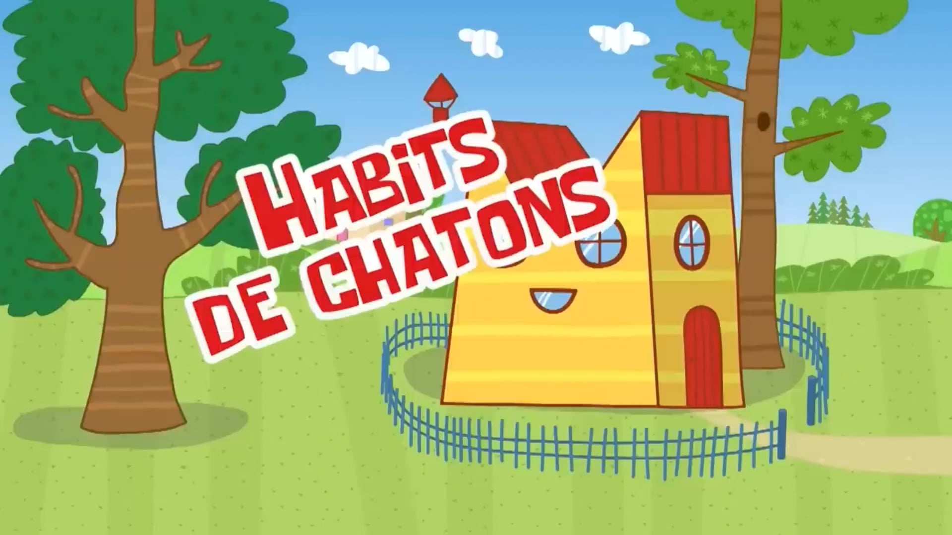 La Famille Chat FRANCAIS (FRENCH) habits de chatons
