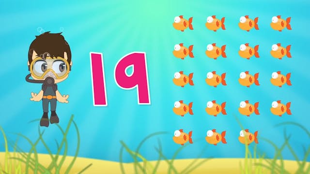 Learn Arabic Numbers for kids 10 -20 _ تعلم الأرقام للأطفال باللغة العربية ١٠ -