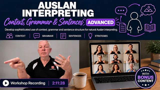 Workshop 3: Advanced Context, Grammar & Sentences