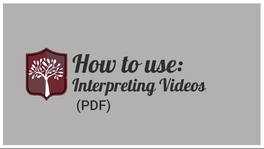 Introduction to Interpreting Videos (PDF)