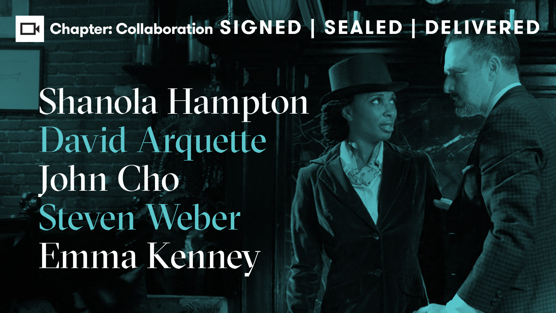 Shanola Hampton, David Arquette, John Cho, Steven Weber, & Emma Kenney | Chapter: Collaboration